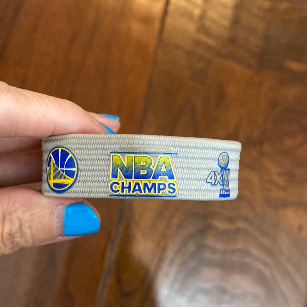 Warrior NBA champs bracelet